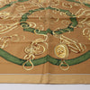 Secondhand Hermès Carré 90 "Profilé" Silk handkerchief in Brown