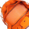 HERMES Birkin 30 Veau Swift Orange Silver Metal Fittings Handbag □J: 2006 Secondhand