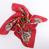 Hermès Carré 90 "Ferronnerie" 100% Silk Scarf in Red Secondhand