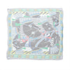 Hermès Carré 140 "CHEVAUX DE KARNAK" Silk handkerchief in Gray Secondhand