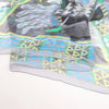 Hermès Carré 140 "CHEVAUX DE KARNAK" Silk handkerchief in Gray Secondhand