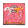Hermès Carré 140 "Projets Carres au Crayon" Silk handkerchief in Pink Secondhand
