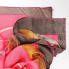 Hermès Carré 140 "Projets Carres au Crayon" Silk handkerchief in Pink Secondhand