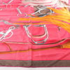 Hermès Carré 140 "Projets Carres au Crayon" Silk handkerchief in Pink Secondhand