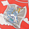 Hermès Carré 70 "CARRES VOLANTS" Silk handkerchief in Red Secondhand