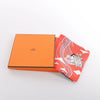 Hermès Carré 70 "CARRES VOLANTS" Silk handkerchief in Red Secondhand