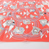 Hermès Carré 70 "CARRES VOLANTS" Silk handkerchief in Red Secondhand