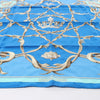 Secondhand Hermès Carré 70 "Couronnes Crown" Silk handkerchief in Blue