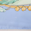 Hermès Carré 90 "AMAZONIA" Silk handkerchief in Blue Secondhand