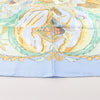 Hermès Carré 90 "AMAZONIA" Silk handkerchief in Blue Secondhand