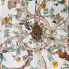 Hermès Carré 90 "AU COEUR DES BOIS" Silk handkerchief in Pink Secondhand