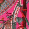 Hermès Carré 90 " AU FIL DU CARRE" Silk handkerchief in Pink Secondhand