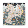 Secondhand Hermès Carré 90 "Academia Ipica" Silk handkerchief in Gray