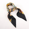 Hermès Carré 90 "Au Son du Tam Tam" Silk handkerchief in Black Secondhand