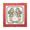 Hermès Carré 90 "BRIDES de GALA" 100% Silk Scarf in Red Secondhand