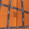 Secondhand Hermès Carré 90 "Bolduc Ribbon" Silk handkerchief in Orange
