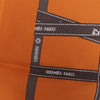 Secondhand Hermès Carré 90 "Bolduc Ribbon" Silk handkerchief in Orange