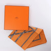 Secondhand Hermès Carré 90 "Bolduc Ribbon" Silk handkerchief in Orange