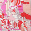 Hermès Carré 90 "CA DECOIFFE" Silk handkerchief in Pink Secondhand
