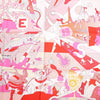 Hermès Carré 90 "CA DECOIFFE" Silk handkerchief in Pink Secondhand