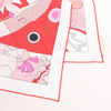 Hermès Carré 90 "CA DECOIFFE" Silk handkerchief in Pink Secondhand