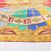 Hermès Carré 90 "CARPE DIEM" 100% Silk Scarf in Red Secondhand