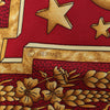 Hermès Carré 90 "CARPE DIEM" 100% Silk Scarf in Red Secondhand