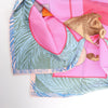 Secondhand Hermès Carré 90 "CAVALIER EN FORMES" Silk handkerchief in Blue x Pink