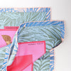 Secondhand Hermès Carré 90 "CAVALIER EN FORMES" Silk handkerchief in Blue x Pink