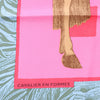Secondhand Hermès Carré 90 "CAVALIER EN FORMES" Silk handkerchief in Blue x Pink