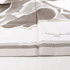 Hermès Carré 90 "CHEVAL DE COURSES" Silk handkerchief in Gray Secondhand