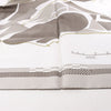 Hermès Carré 90 "CHEVAL DE COURSES" Silk handkerchief in Gray Secondhand