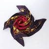 Secondhand Hermès Carré 90 "COSMOS" Silk handkerchief in Purple