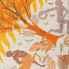 Hermès Carré 90 Double Face "le Charme d'Orphee Lured" Silk handkerchief in Yellow Secondhand