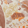 Hermès Carré 90 Double Face "le Charme d'Orphee Lured" Silk handkerchief in Yellow Secondhand