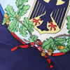 Secondhand Hermès Carré 90 "Emblemes de L'Europe" Silk handkerchief in Navy Blue