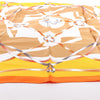 Hermès Carré 90 " FIGURE ARTISTIQUE" 100% Silk Scarf in Orange Secondhand