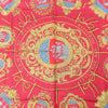 Hermès Carré 90 "FLVCTVAT NEC MERGITVR" 100% Silk Scarf in Green x Red Secondhand