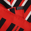 Hermès Carré 90 "H AU GALOP" Silk handkerchief in Red x Black Secondhand