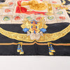 Hermès Carré 90 "HOMMAGE A CHARLES GARNIER" Silk handkerchief in Black Secondhand