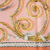 Hermès Carré 90 "JOUVENCE" Silk handkerchief in Orange Secondhand