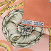 Hermès Carré 90 "JOUVENCE" Silk handkerchief in Orange Secondhand