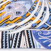 Hermès Carré 90 "Kawaora" Silk handkerchief in Blue Secondhand