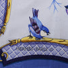Secondhand Hermès Carré 90 "LA CLE des CHAMPS" Silk handkerchief in Blue