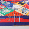 Hermès Carré 90 "LE CARNAVAL DE VENISE" Silk handkerchief in Navy Blue x Red Secondhand