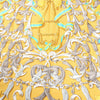 Hermes Carré 90 "LE MORS A LA CONETABLE" Silk handkerchief in Yellow Secondhand