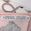 Hermès Carré 90 "LES CLES" 100% Silk Scarf in Pink Secondhand