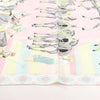 Hermes Carré 90 "LES PONEYS DE POLO" Silk handkerchief in Pink Secondhand