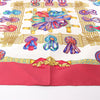 Hermès Carré 90 "LES RUBANS DU CHEVAL" Silk handkerchief in Burgundy Secondhand