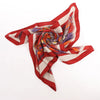 Hermès Carré 90 "LUJO CRIOLLO" Cashmere & Silk handkerchief in Red Secondhand